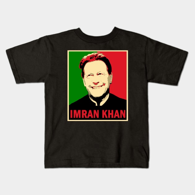 Imran Khan Kids T-Shirt by valentinahramov